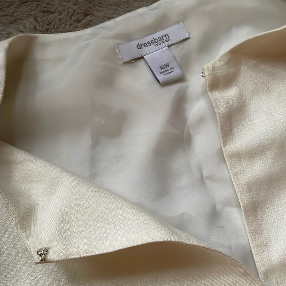 Elegant White Lace Trim Jacket - Picture 6 of 6